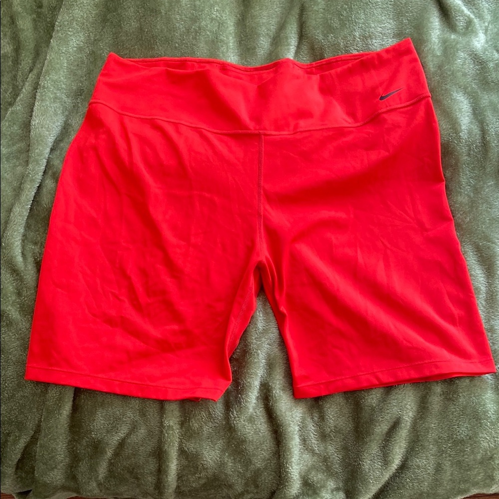 Nike Women's Red Athletic Shorts